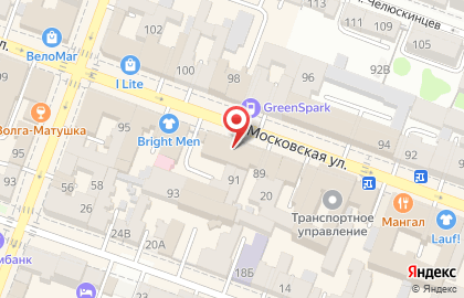 Магазин женской одежды Классика на Московской улице на карте