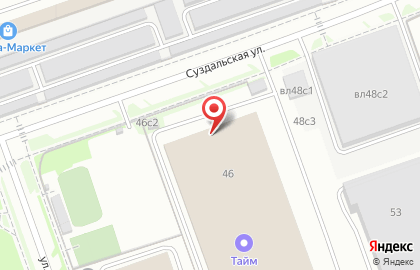 Торгово-монтажная компания Миллениум на Суздальской улице на карте