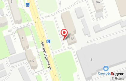 Яндекс.Такси на Инженерной улице на карте