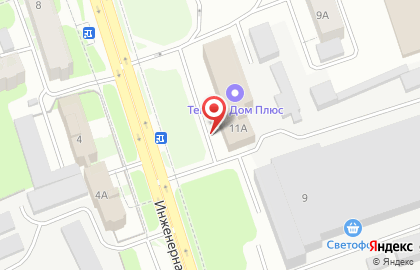 Торговая компания мир Инструмента на Инженерной улице на карте
