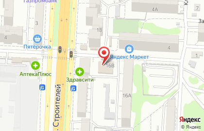 Мясной магазин в Ленинском районе на карте