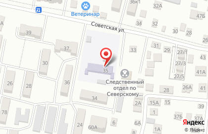 Детский сад №42 на Советской улице на карте
