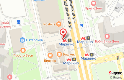 Киоск печатной продукции в Москве на карте