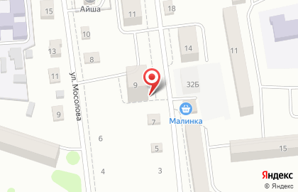 Парикмахерская Акварель на Комсомольской на карте