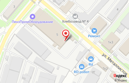 Завод кровельных материалов ToMaSt в Первомайском районе на карте