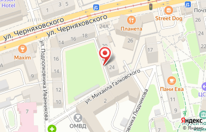 Фотостудия в Калининграде на карте