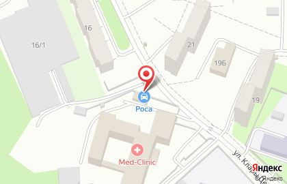 СТО Роса в Свердловском районе на карте