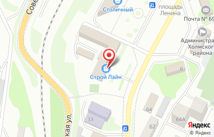 Компания Санэс на площади Ленина на карте
