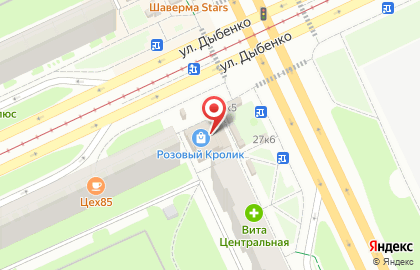 Мобил Элемент на улице Дыбенко на карте