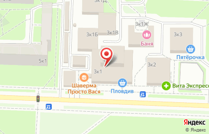 Стоматологический центр Мой Зубной СПБ на Петергофском шоссе на карте