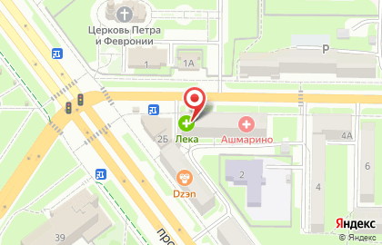 Магазин разливного пива Хмельново в Центральном районе на карте