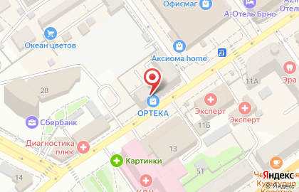 Ортопедический салон ОРТЕКА на улице Куколкина на карте