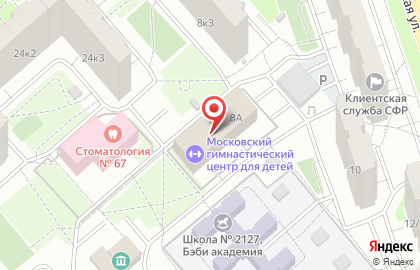 Клуб каратэ № 1 Новокосино на карте