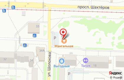 Кафе быстрого питания в Орджоникидзевском районе на карте