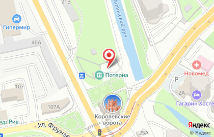 Потерна на карте