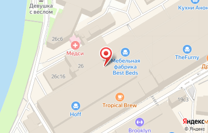 Салон мебели Арткупе на улице Ленинская Слобода на карте