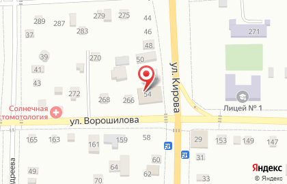 Продуктовый магазин в Ростове-на-Дону на карте