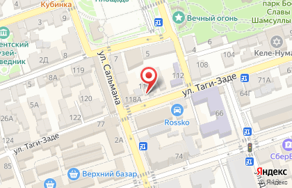 Гастроном Волна в Махачкале на карте
