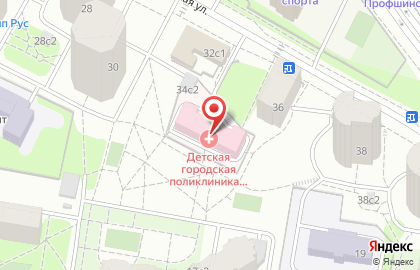 Детская городская поликлиника №104 на Новорогожской улице на карте