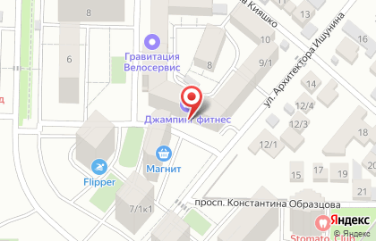 Краснодарский клуб Реального Айкидо на проспекте Константина Образцова на карте