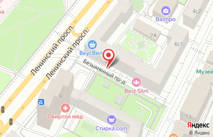 Психологический центр образования и развития Инсайт на Ленинском проспекте на карте