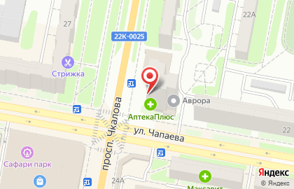 Салон сантехнического оборудования H2O на проспекте Чкалова на карте