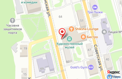 Торговый павильон Камчатские овощи в Петропавловске-Камчатском на карте