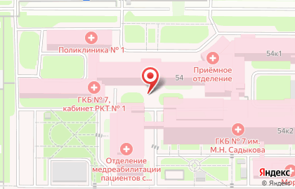Аллергологический центр, Городская клиническая больница №7 на карте