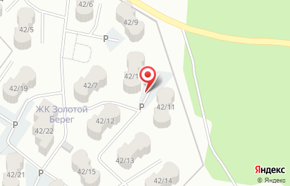 Золотой берег, ЗАО АвтоВАЗстрой на Комсомольском шоссе на карте