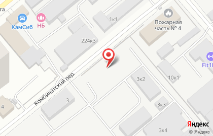 Столовая Гурмания в Комбинатском переулке на карте
