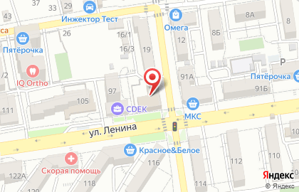 Центр дистанционного обучения детей-инвалидов на улице Ленина на карте