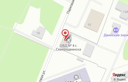Отдел полиции на особо важных и режимных объектах Отдела МВД России по закрытому административно-территориальному образованию Мирный Архангельской области на карте