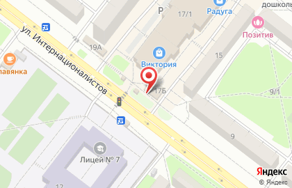 Продуктовый магазин Смольный на карте