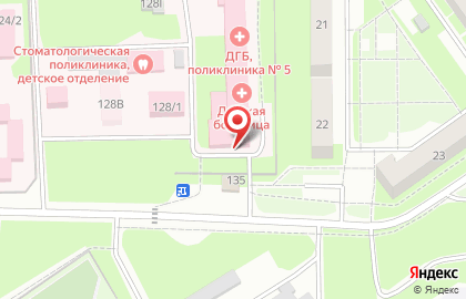 КО Беловская городская детская больница на улице 3-й микрорайон на карте