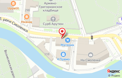 Торговый дом Материк в Василеостровском районе на карте