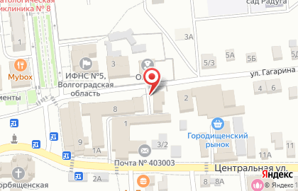 Магазин мясной продукции на улице Павших Борцов на карте