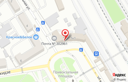 Участок курьерской доставки EMS Почта России в Железнодорожном районе на карте