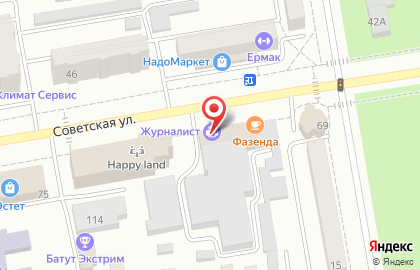 Типография Журналист на Советской улице на карте