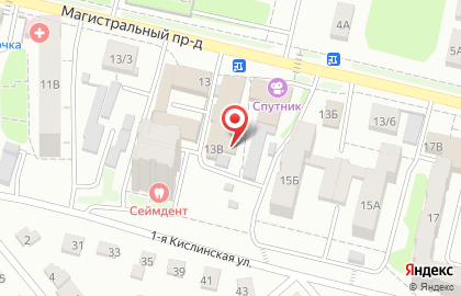 Книжно-канцелярский магазин ОПТимист в Магистральном проезде на карте