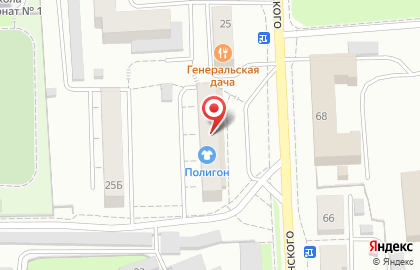 Военторг Полигон на улице Академика Киренского на карте