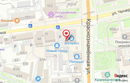Ломбард Приморье+ на улице Чичерина на карте