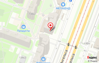 Банк Санкт-Петербург на проспекте Энгельса на карте
