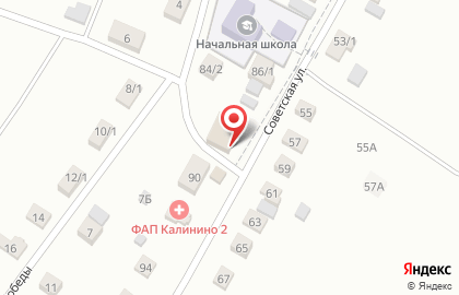 Избирательный участок №373 на Советской улице на карте