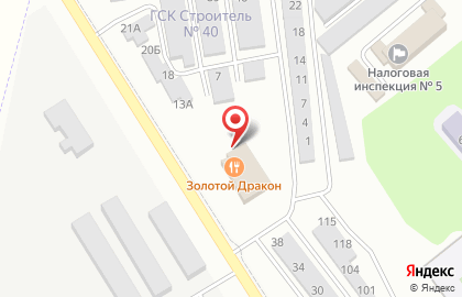 Гостиница Золотой Дракон на карте