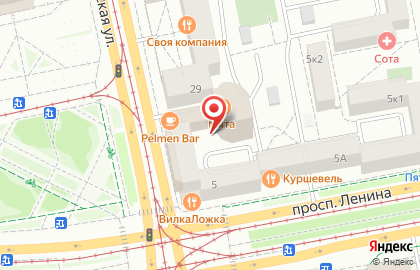 ОАО СКБ-Банк на площади 1905 года на карте