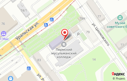 Мебельный салон Каприз в Мотовилихинском районе на карте