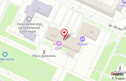 Участковая избирательная комиссия №2202 в Нижнекамске на карте