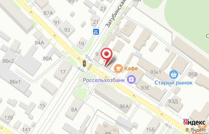 Мебельный магазин Хозяюшка на Октябрьской улице на карте