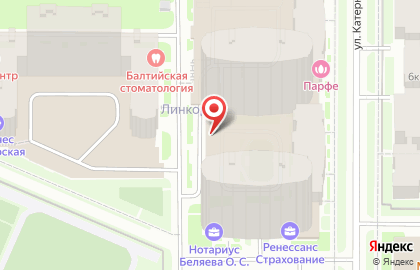 Детский сад Карапузы Сад в Красносельском районе на карте