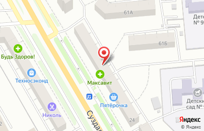 Магазин стройматериалов СтройДисконт на Суздальском проспекте на карте